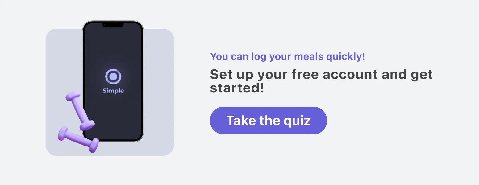 Start your health journey with Simple app BMI tracking and nutrition
guidance