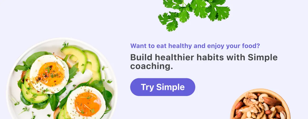 Build healthier habits with Simple app - nutrition tracking and BMI
improvement support